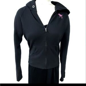 VS Pink Fl State Black Hoodie Jacket Fl St…